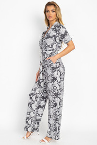 Snake Skin printed jumper 