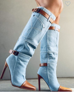 Denim and buckles : 