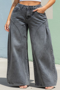 RiRI wide leg jeans : black
