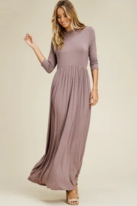 AmoriSkye house of fashion  Maxi Dress : Taupe 