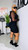 Mesh me up : black denim dress 