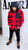 MODEL WEARING SIZE LARGE 
WEIGHTS 190 POUNDS 
5.8 HEIGHT 
