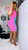 Two tones  chain dress : pink 