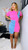 Two tones  chain dress : pink 