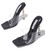 model walk it out heels : black 