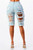 Distressed bermuda shorts 