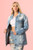 Distressed Boyfriend Jean Coat : 