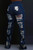 Dark blue high rise distressed :jeans 