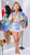 Trimmed light denim shorts 