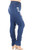 Stretchy denim destroyed skinny jeans  