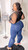 Classic dark denim plus size jeans 