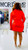 Hot topic body con dress:  red orange