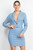 Taking a number : blazer set : denim blue