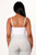 Bustier top with ruched mesh