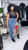 Dare to be bold Patch denim slit Skirt