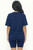 AmoriSkye comfy round neck 2 piece set : Navy blue