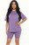 AmoriSkye comfy round neck set : grape