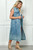 Teressa Long no sleeve denim vest :