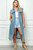 Teressa Long no sleeve denim vest :