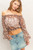 No reason to stay inside  blouse : mocha color 