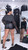 AmoriSkye plus size vegan leather shorts