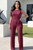 Meeting ready set:wine color 
