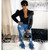 model wearing size medium in this blouse 