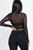 AmoriSkye Crew neck mesh top : black 