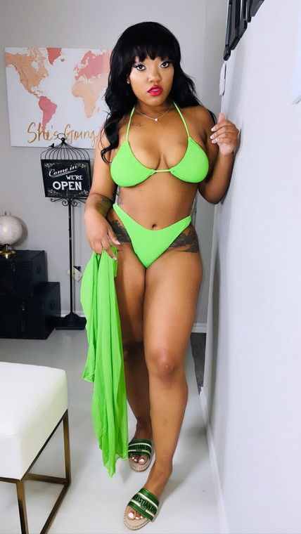 Slime :3 piece bathing suit 