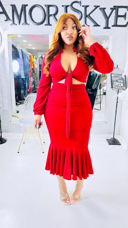 model wearing size medium