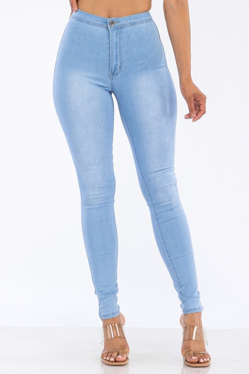 AmoriSkye Classic skinny’s  : light blue