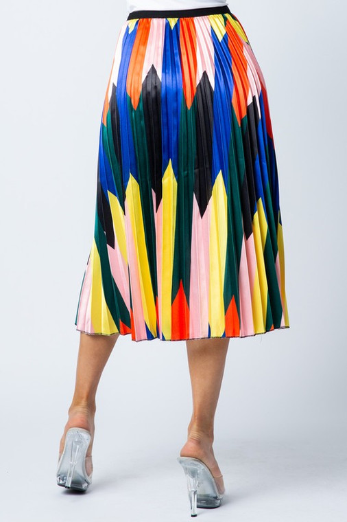 Pleats are IN : skirt 