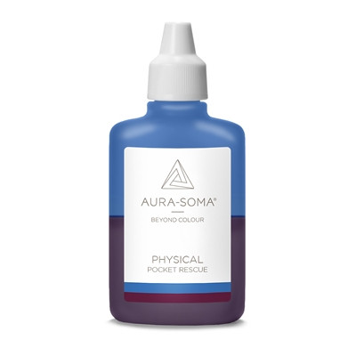 オーラソーマ　レスキュー　deep magenta 001 Physical 25ml Blue/Deep Magenta Rescue - Aura-Soma® New