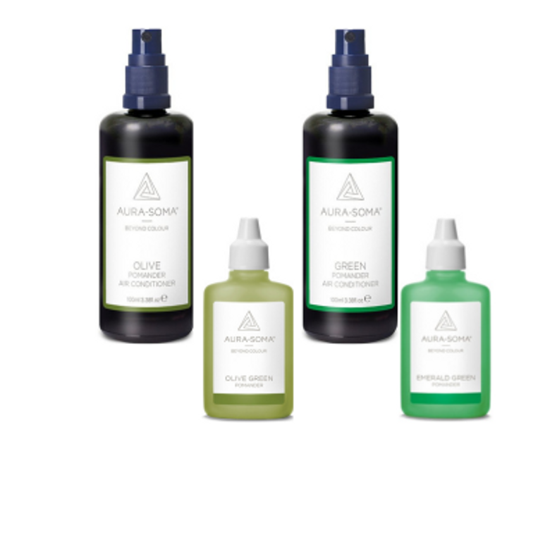 Experience Green - the Refreshing Essence of Nature with our Air Conditioner Sprays and Pomanders