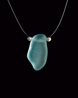 Aqua Illusion Sea Glass Necklace