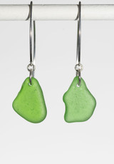 Large Green FW Earrings