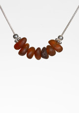 Warm Brown Multi Stone Necklace