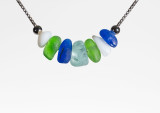 Blue & Green Coastal Vibe Necklace*