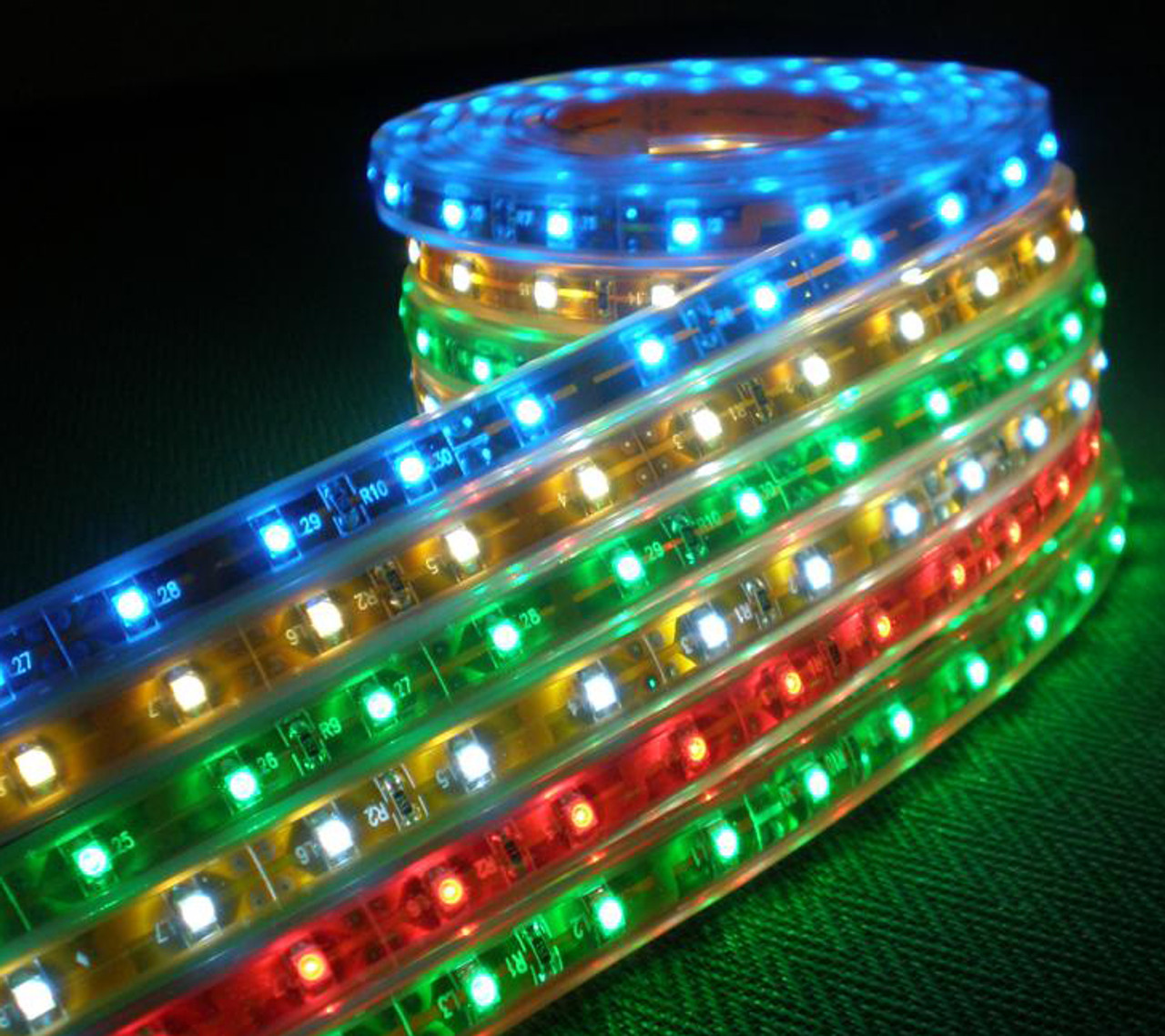 SL/5050/150/RGB) LED Waterproof Strip Light 12V DC RGB - Lampsone