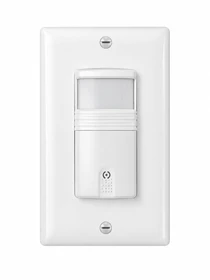 The OS2108-T 3-way occupancy and vacancy wall switch sensor provides convenient lighting control for offices, conference rooms, restrooms and storage areas. Passive infrared (PIR) technology detects motion within a 180° field, covering up to 600 sq. ft.

Select automatic ON/OFF occupancy mode or manual ON/automatic OFF vacancy mode. Adjustable sensitivity and a time delay from 15 seconds to 30 minutes allow you to customize lighting operation for your space.