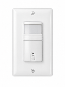 Control lighting automatically with the OS2108 occupancy and vacancy sensor. Featuring passive infrared (PIR) technology, 180° detection and up to 720 sq. ft. of coverage, this wall switch sensor is ideal for offices, conference rooms, storage areas and restrooms.

Choose automatic ON/OFF occupancy mode or manual ON/automatic OFF vacancy mode. Adjustable sensitivity and a time delay from 15 seconds to 30 minutes let you customize operation for your space. Fits a standard wall box and requires a neutral wire.