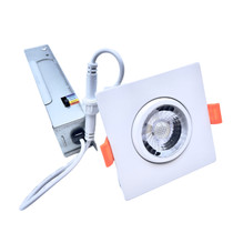3" 15W GIMBAL SQUARE CANLESS DOWNLIGHT 