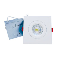 A4 4" GIMBAL SQUARE DOWNLIGHT 15W