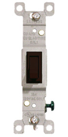 (SBRN) Single Pole Toggle Switch 15A Brown (SBRN) Single Pole Toggle Switch 15A Brown
