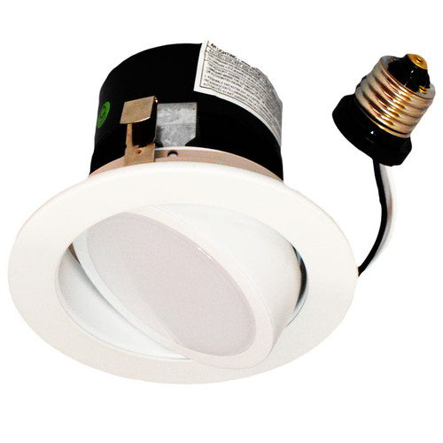 4" Recessed downlight fixture solution with integrated LED power supply and thermal management system combined in a single compact unit.

No tools required for installation
LED Driver built-in
Fits most 4" recessed cans


