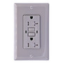 GFCI 20Amp Tamper Resistant UL943 w/ LED Gray GFCI 20Amp Tamper Resistant UL943 w/ LED Gray