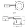 6” IC LED CAN REMODEL SHALLOW HOUSING