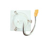 2" 5CCT Square Round Smooth Downlight No Driver