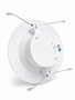 5''/6'' 5CCT Round Baffled Downlight