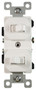 (SSW) Stack Switch Double Toggle 15A White